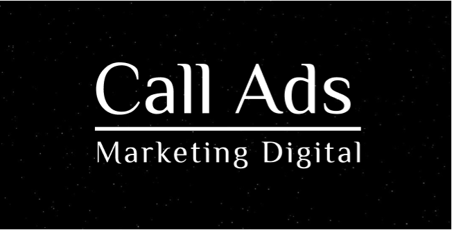 Lodotipo Call Ads Marketing Digital - fundo preto